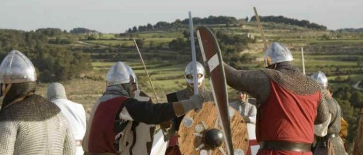 Meeting of medieval recreation groups in Ciutadilla